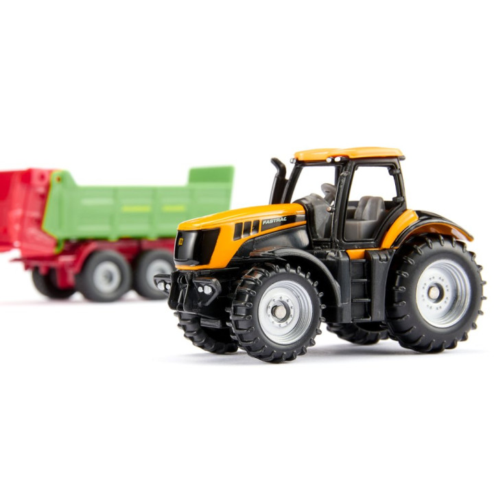 SIKU Blister 1133 - Traktor JCB s univerzálním rozmetadlem Strautmann