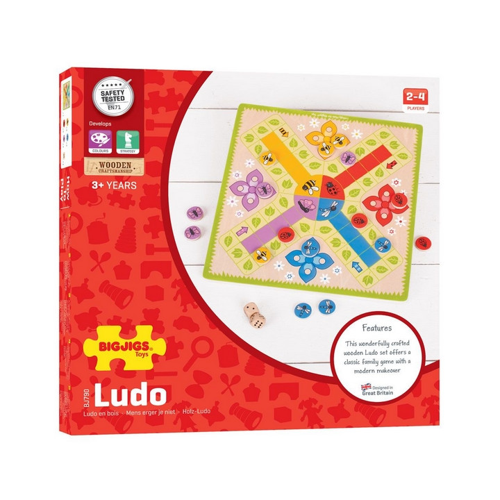 Bigjigs Toys Člověče, nezlob se! Louka