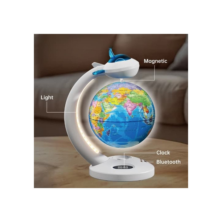 Magnetický levitující glóbus s Bluetooth