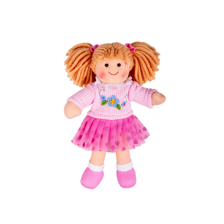 Bigjigs Toys Látková panenka Jasmin 28cm
