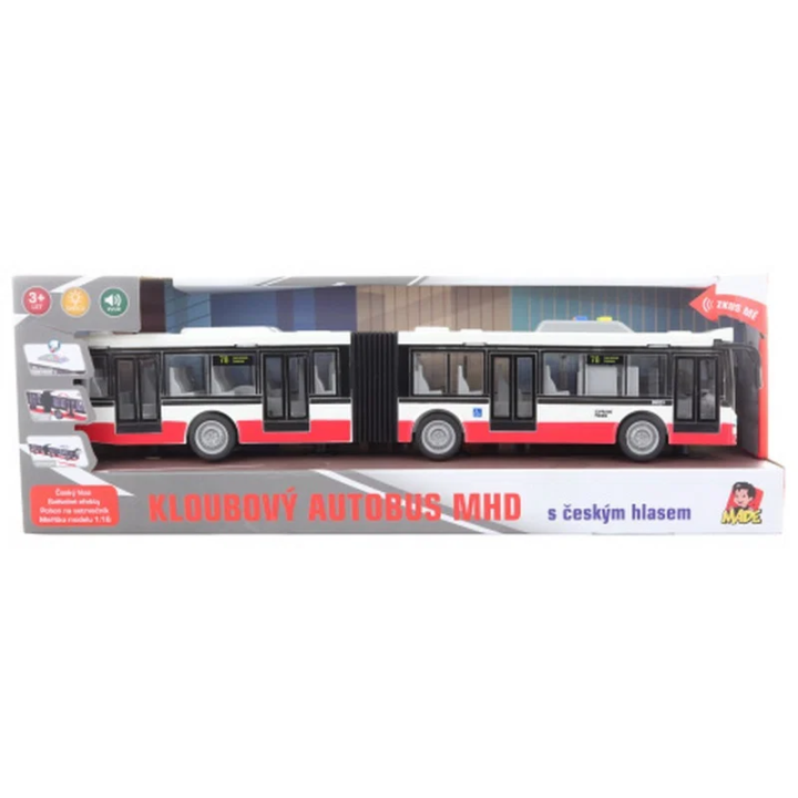 Made Autobus s českým hlasem na setrvačník 44 cm