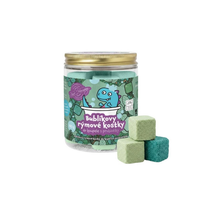 PURE HARMONY SŮL do koupele Bublíkovy rýmové kostky s probiotiky 180g