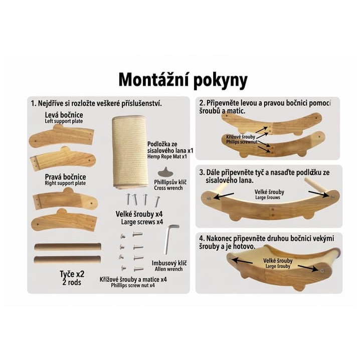 Škrabadlo/pelíšek pro kočky