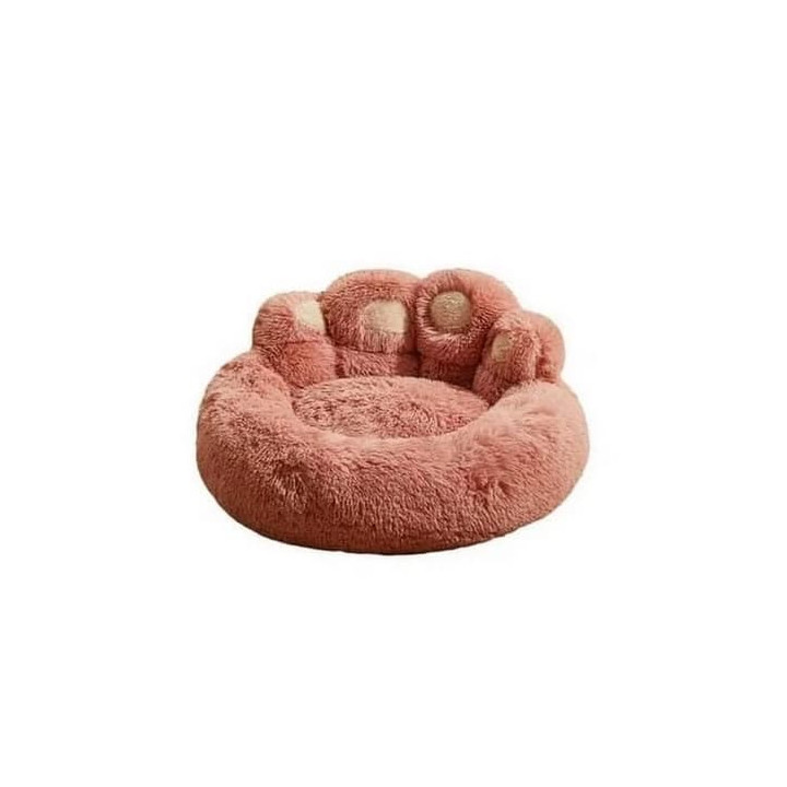 Pelíšek pro domácí mazlíčky "Tlapka", růžový 50 cm