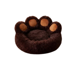 Pelíšek pro domácí mazlíčky "Tlapka", hnědý 60 cm