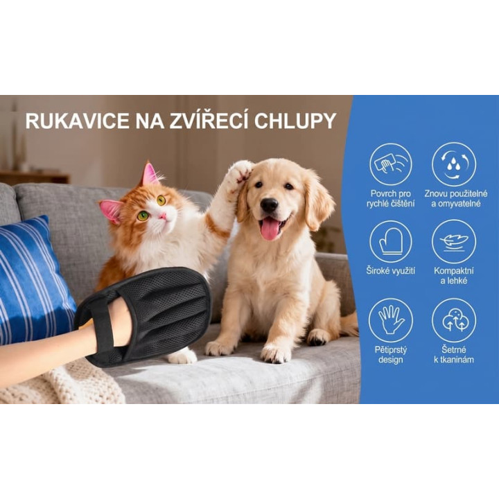 Vyčesávací rukavice