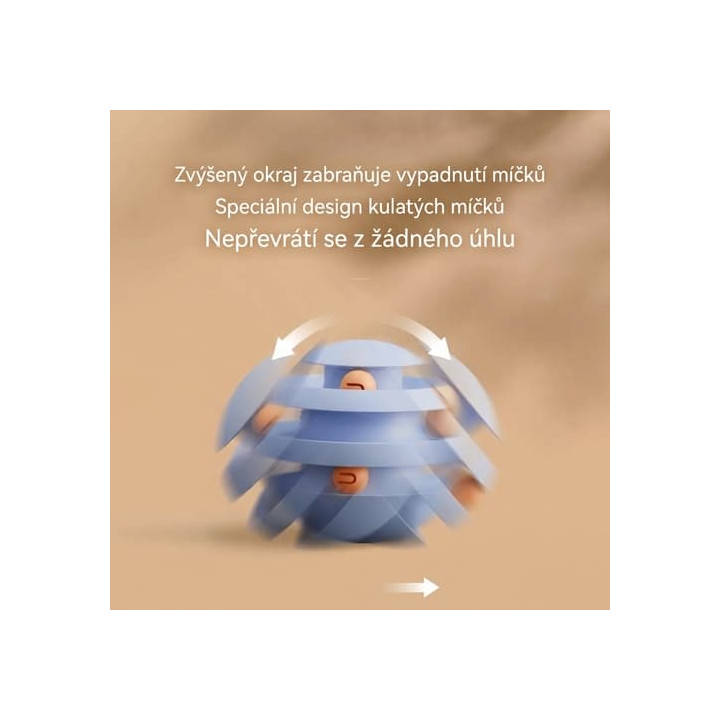 Hračka pro kočky Koule s kuličkami