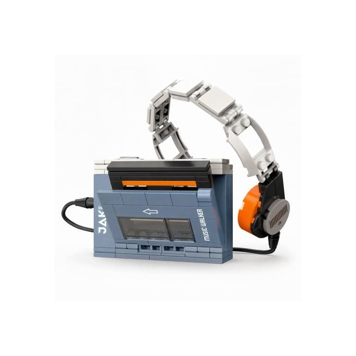 Stavebnice retro walkman