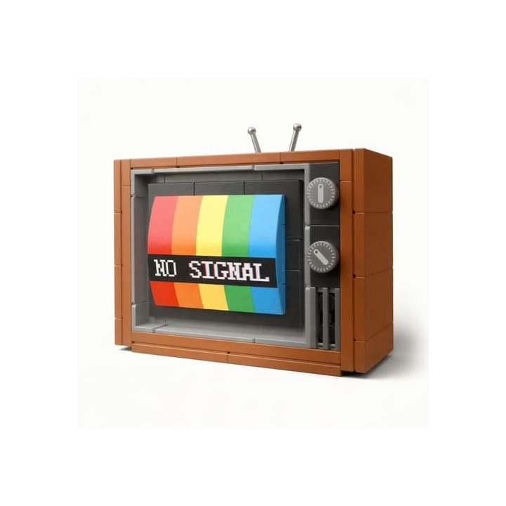 Stavebnice retro televizor