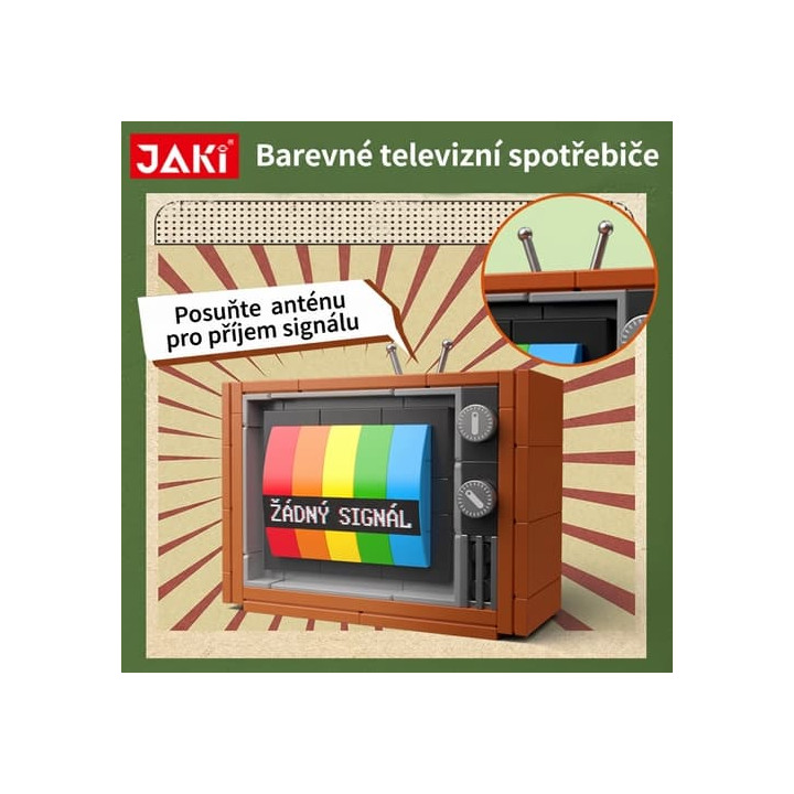 Stavebnice retro televizor