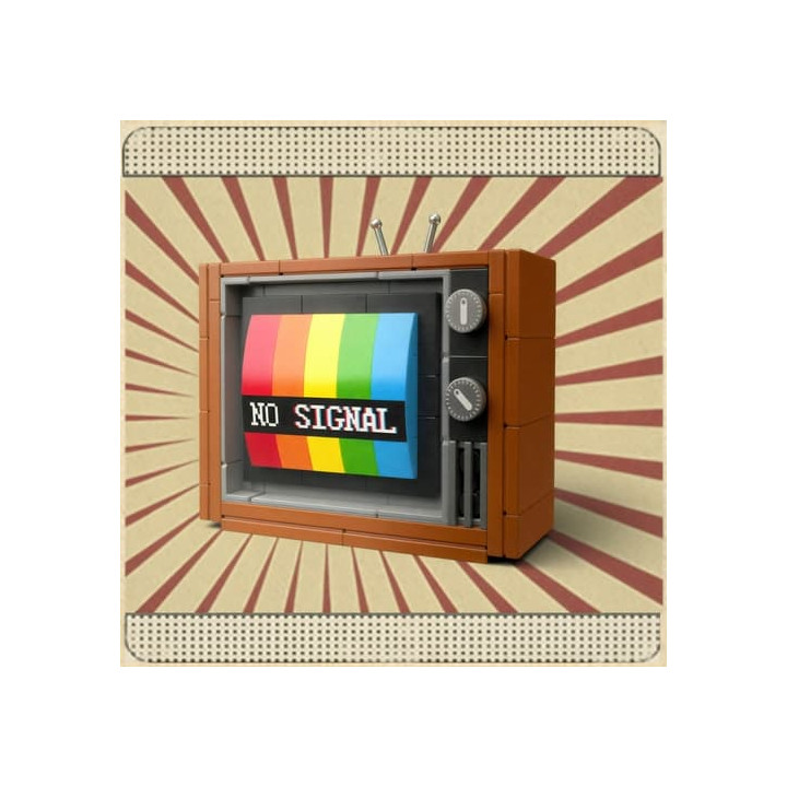 Stavebnice retro televizor