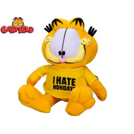 Garfield - "I hate Mondays" 24cm plyšový sedící