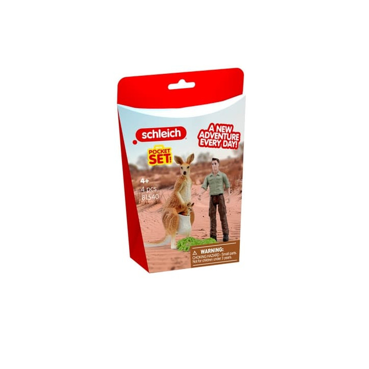 Výlet s rangerem za klokany Schleich 81540 Výlet s rangerem za klokany