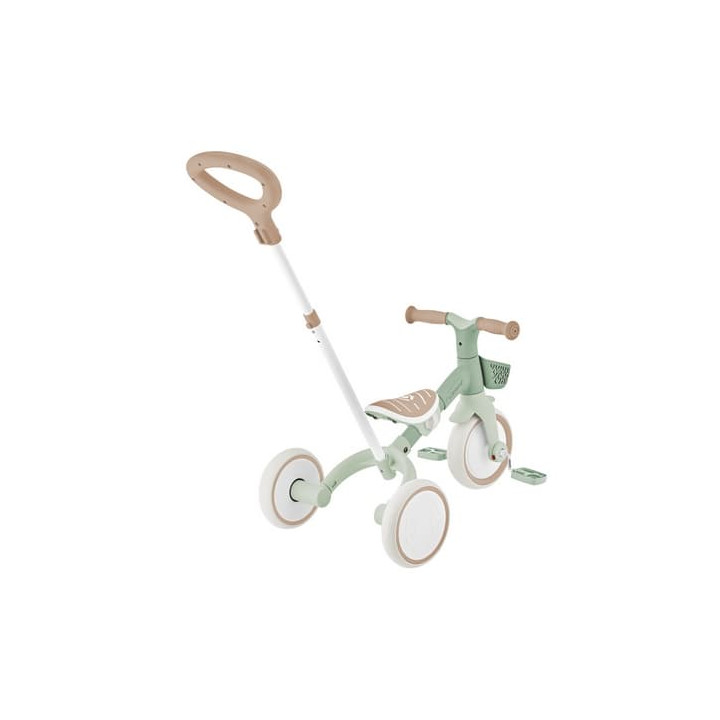 Tříkolka LEARNING TRIKE 3v1 PLUS ECOLOGIC, pistachio