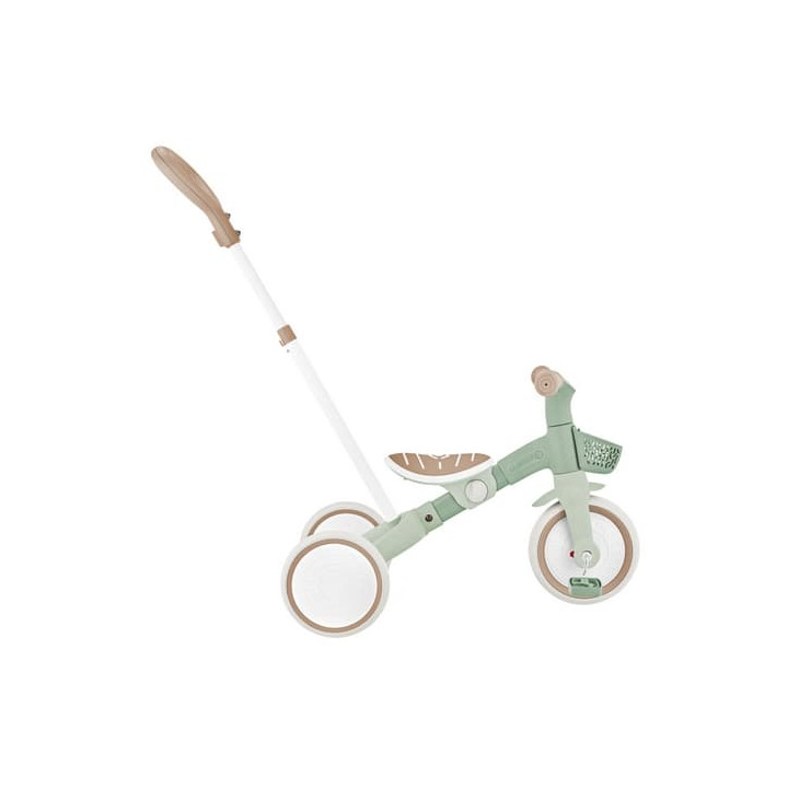 Tříkolka LEARNING TRIKE 3v1 PLUS ECOLOGIC, pistachio