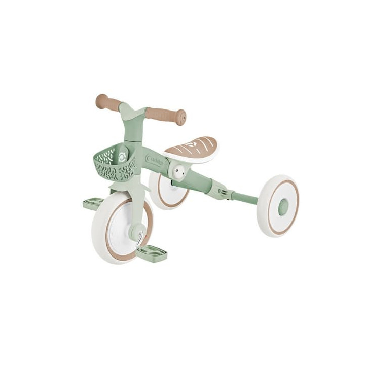 Tříkolka LEARNING TRIKE 2v1 PLUS ECOLOGIC, pistachio