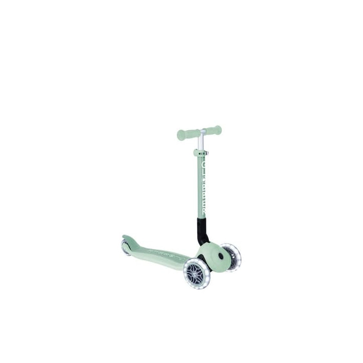 Koloběžka JUNIOR FOLDABLE LIGHTS ECOLOGIC, pistachio