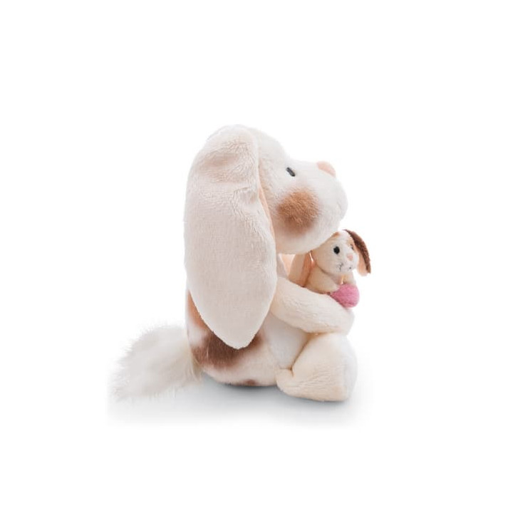 NICI plyš Zajíček 20 cm s mládětem 6 cm - Little & Me