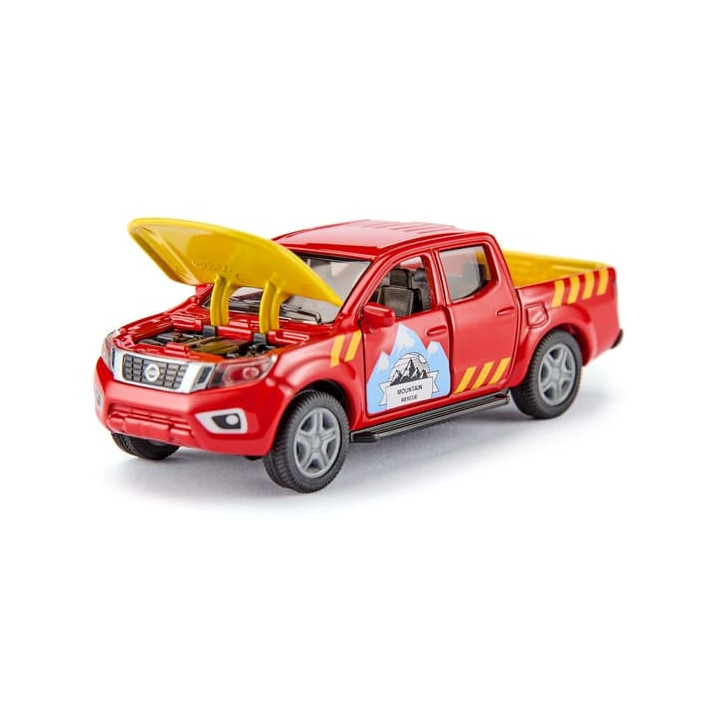 SIKU Super - Horská záchraná služba Nissan Navara s vrtulníkem