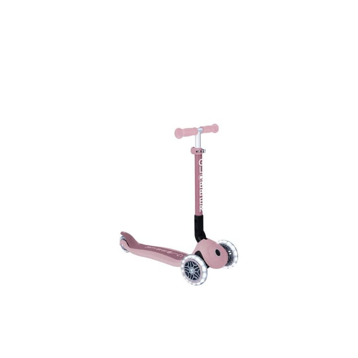 Koloběžka JUNIOR FOLDABLE LIGHTS ECOLOGIC, berry