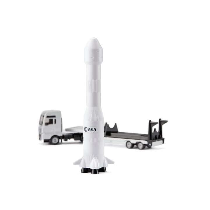 SIKU Super - Tahač MAN s návěsem a raketou ESA