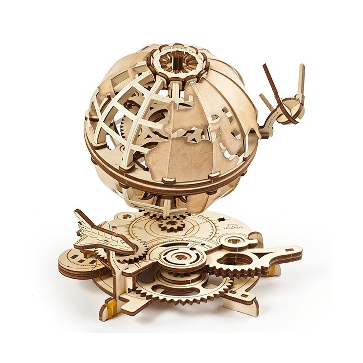 Ugears 3D dřevěné mechanické puzzle Globus