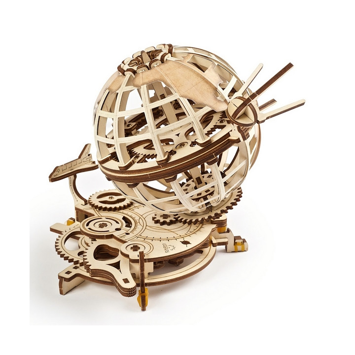 Ugears 3D dřevěné mechanické puzzle Globus