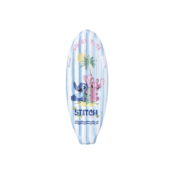 Nafukovací lehátko - surf Lilo & Stitch - 10 x 40 x 112 cm