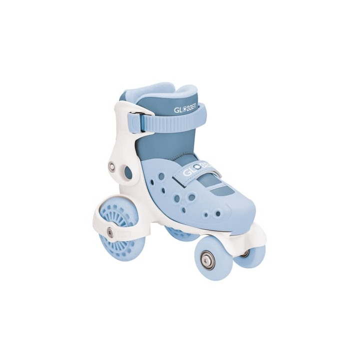 Dětské čtyřkolové brusle LEARNING SKATES vel. EU 26-29, popelavě modrá