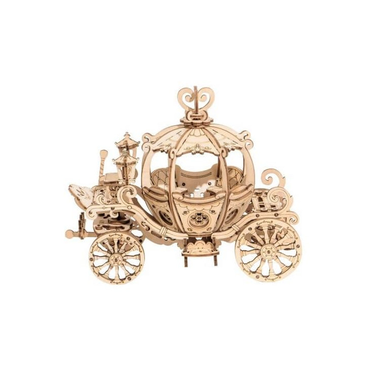 RoboTime dřevěné 3D puzzle Pohádkový kočár