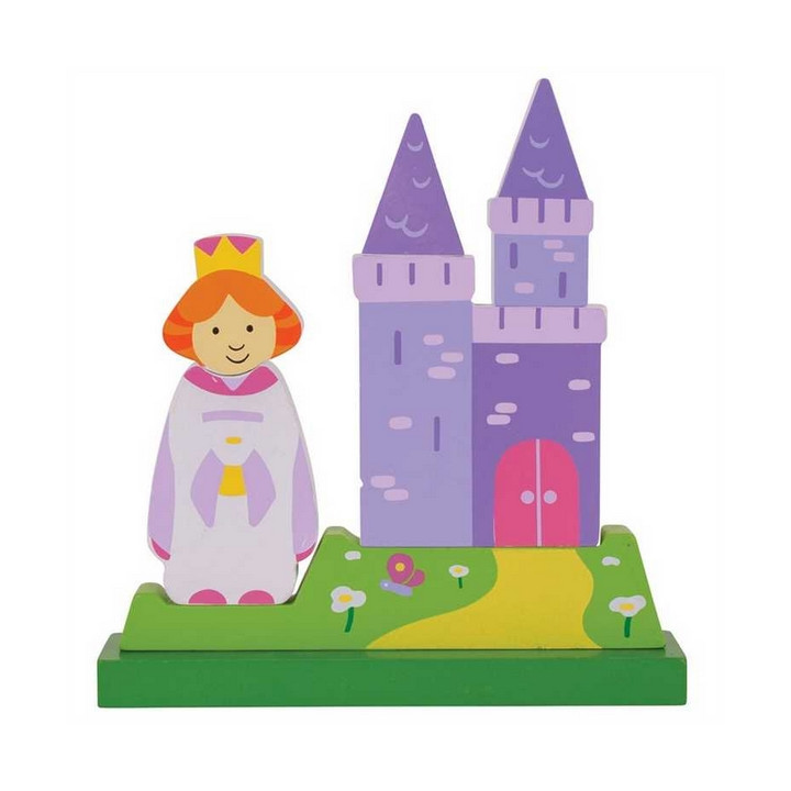 Bigjigs Toys Magnetické vertikální puzzle zámek