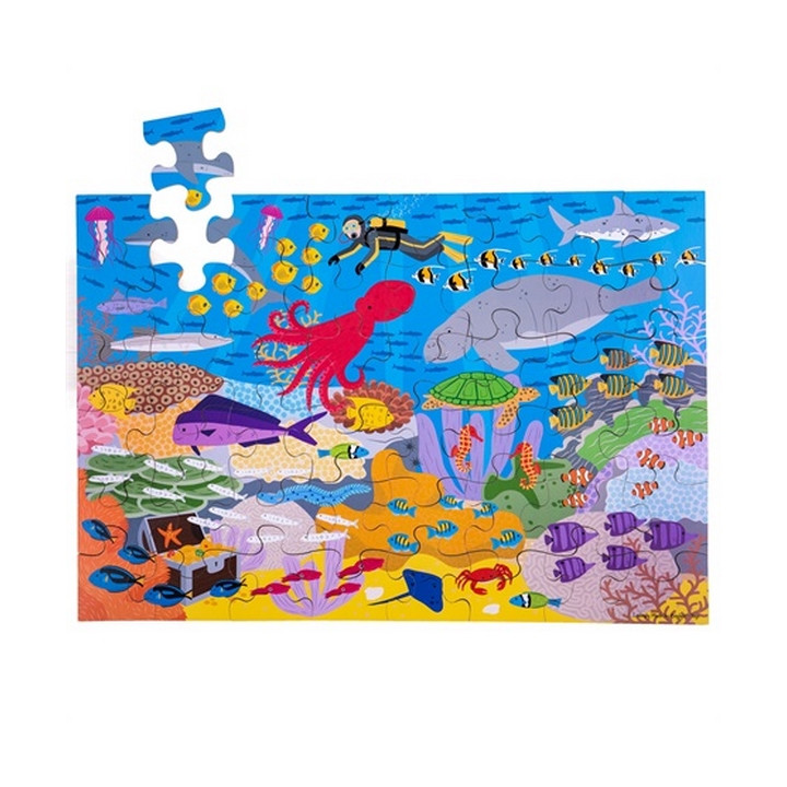 Bigjigs Toys Podlahové puzzle Podmořský svět 48dílků