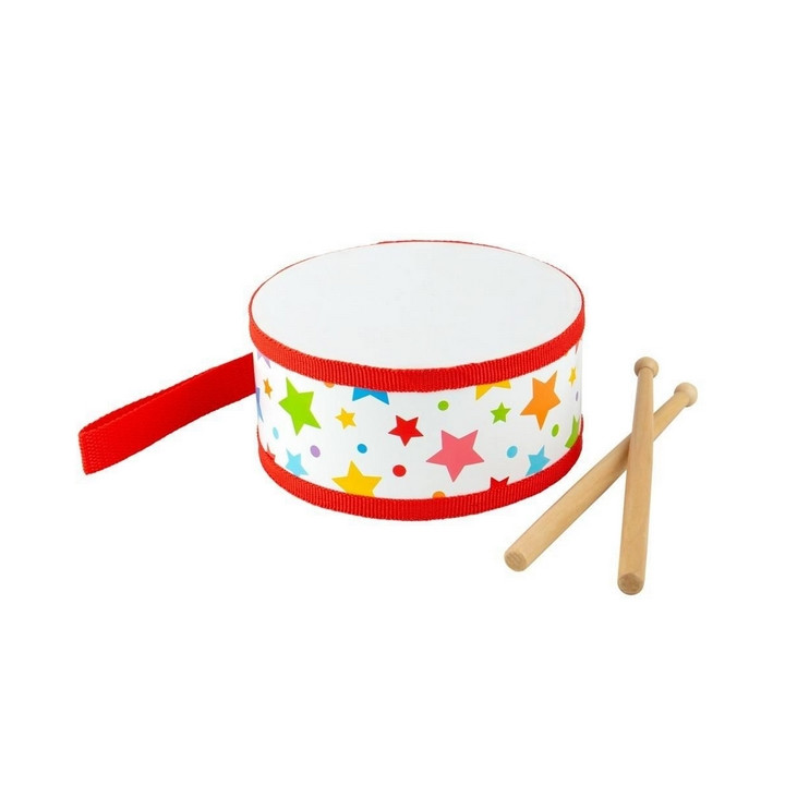 Bigjigs Toys Dřevěný bubínek hvězdičky