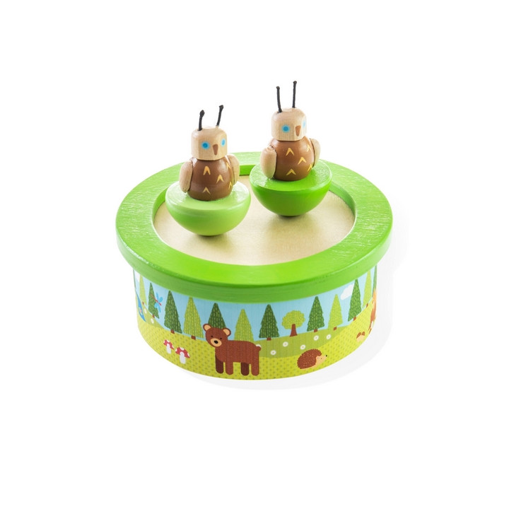 Bigjigs Toys Dřevěná hrací skříňka woodland