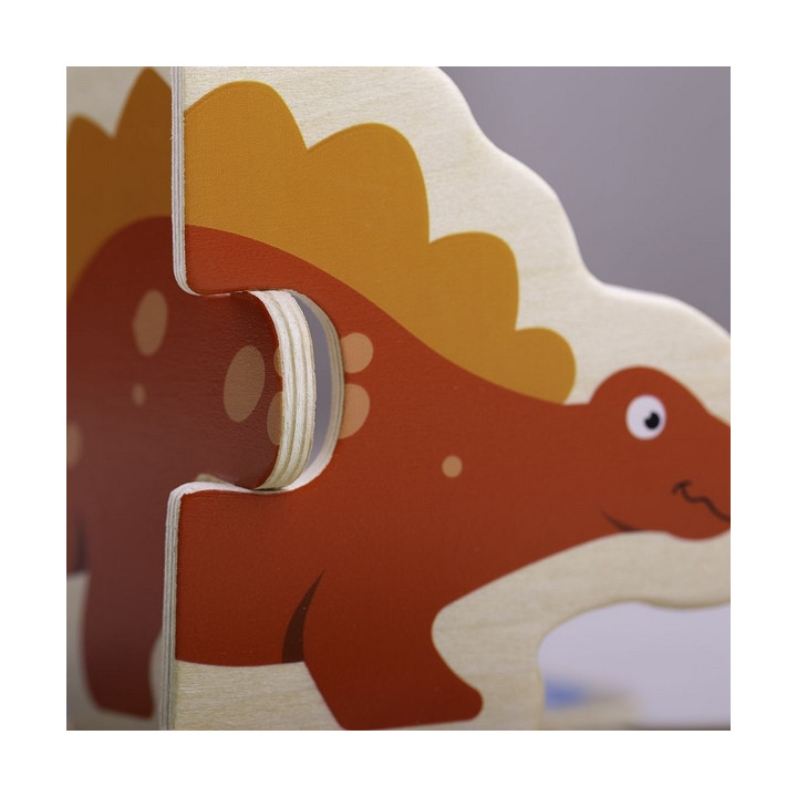 Bigjigs Toys Dřevěné puzzle dinosauři