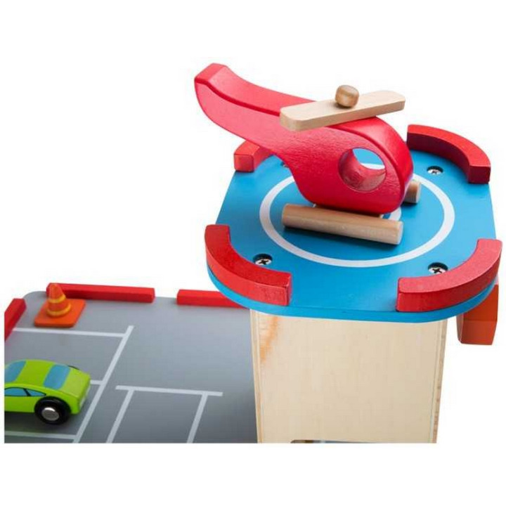 Small Foot Dřevěné parkoviště rychlý sestup