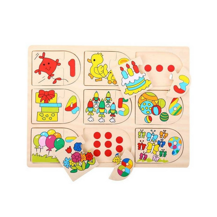 Bigjigs Toys Obrázkové počítací puzzle