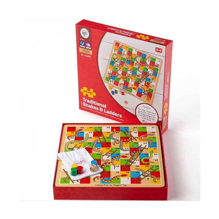 Bigjigs Toys Žebříky a hadi 2