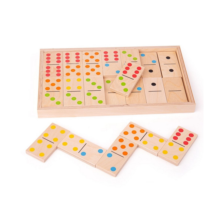 Bigjigs Toys Velké dřevěné domino