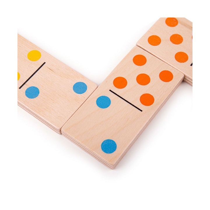 Bigjigs Toys Velké dřevěné domino