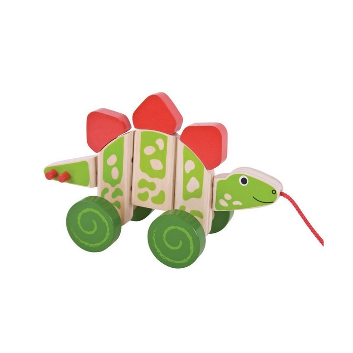 Bigjigs Baby Tahací dinosaurus
