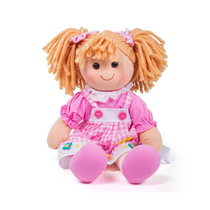 Bigjigs Toys Látková panenka Eva 34 cm