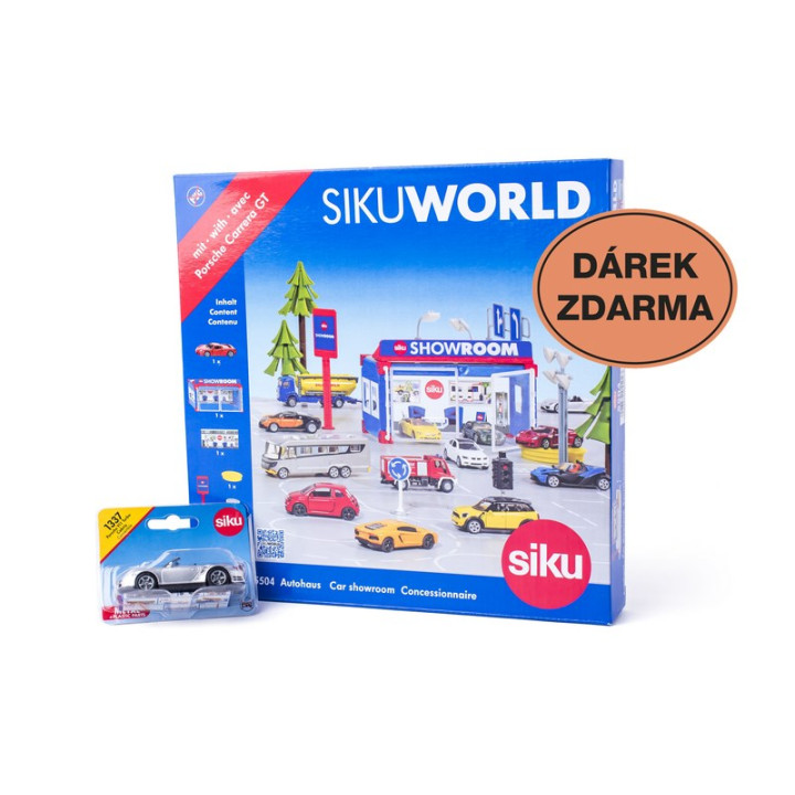SIKU World 5504 - Showroom + dáreček