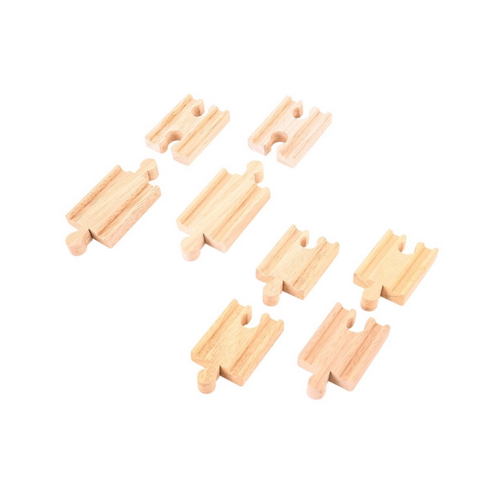 Bigjigs Rail Spojky kolejí 7 cm 8 ks