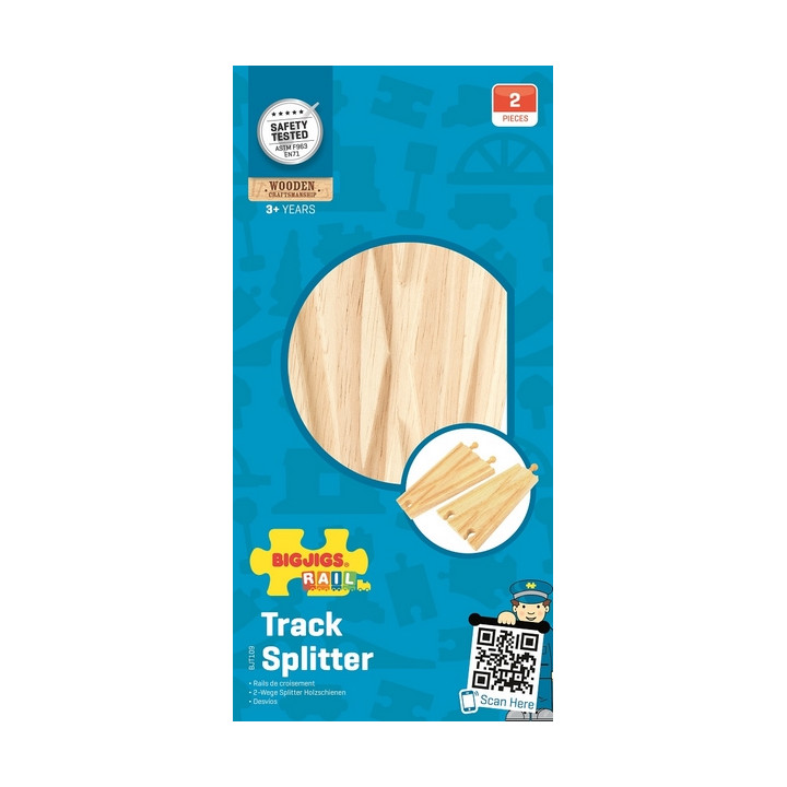 Bigjigs Rail Rovná výhybka 2 ks