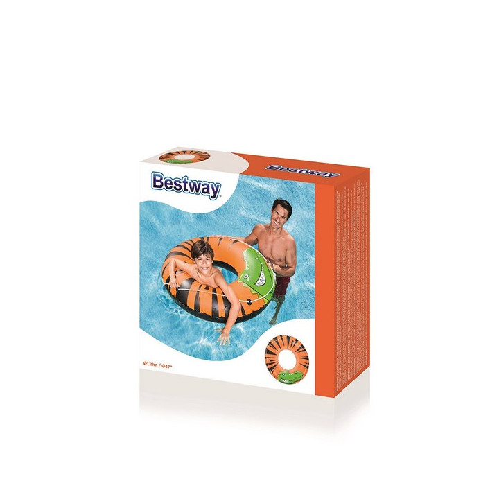 Nafukovací kruh Bestway River Gator 119 cm