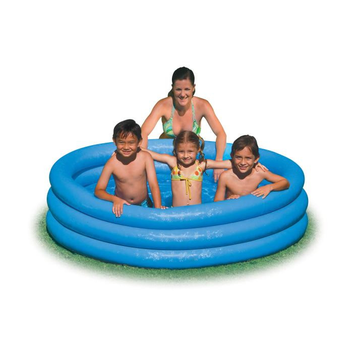 Intex 58446 Bazén Crystal modrý 168x40 cm