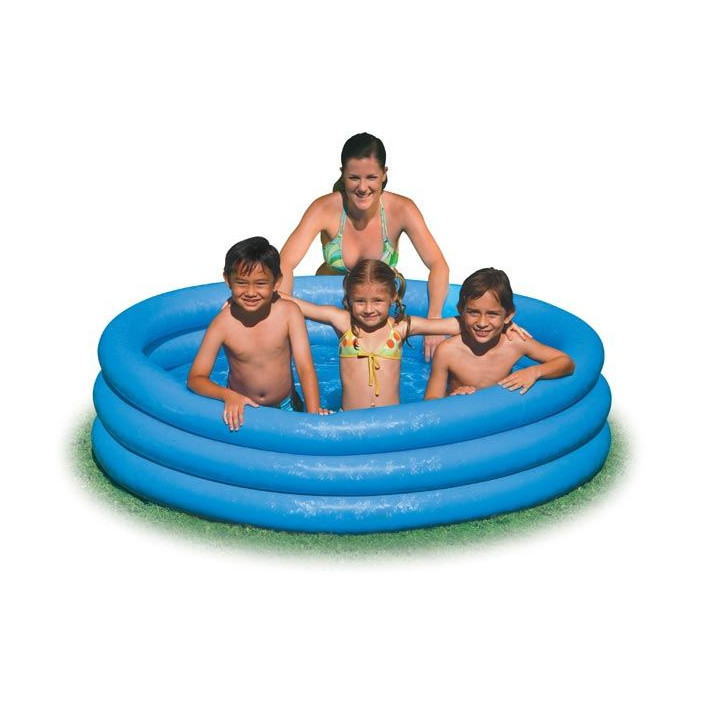 Intex 58446 Bazén Crystal modrý 168x40 cm