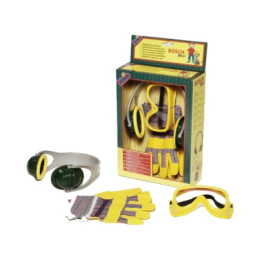 Bosch set - sluchátka,rukavice,ochranný set
