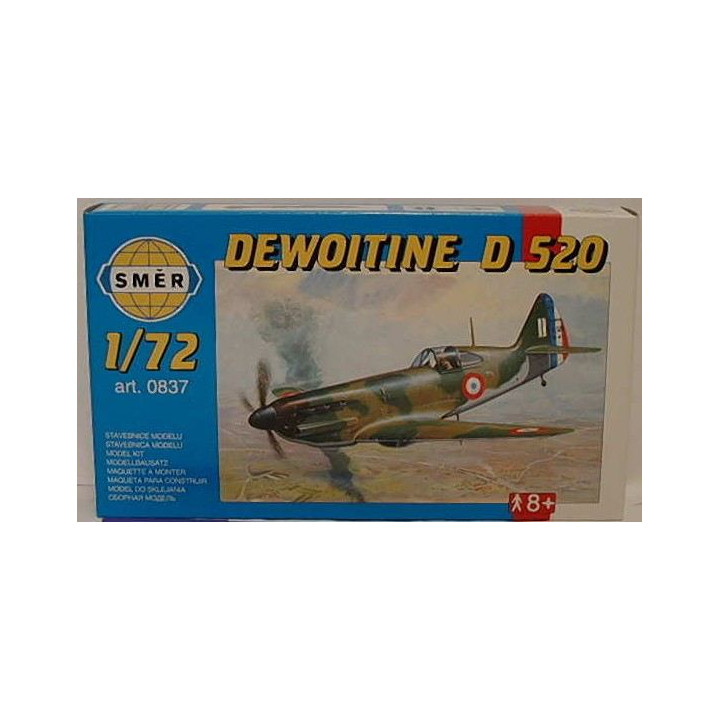 Model Dewoitine D 520 1:72